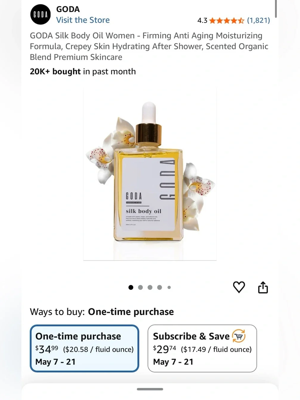✨2 NIB- Goda Silk Pheromone Body Oil Perfumes with Roller Bottle